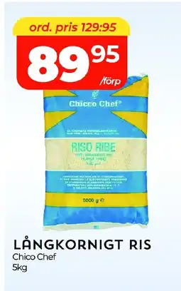 Matrix Butikerna CHICO CHEF Långkornigt ris erbjuda