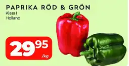 Matrix Butikerna Paprika röd & grön erbjuda