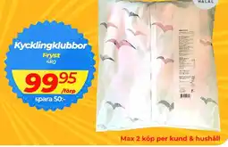 Matrix Butikerna Kycklingklubbor erbjuda