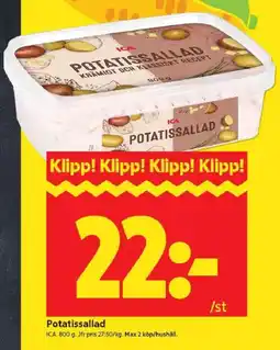 ICA Kvantum ICA Potatissallad erbjuda