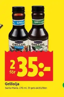 ICA Kvantum SANTA MARIA Grillolja erbjuda