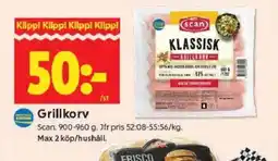 ICA Kvantum SCAN Grillkorv erbjuda
