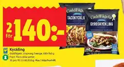 ICA Kvantum GULDFÅGELN Kyckling erbjuda