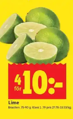 ICA Kvantum Lime erbjuda