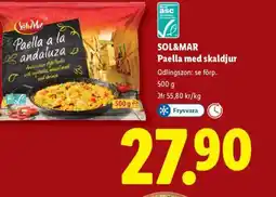 Lidl Sol&Mar Paella med skaldjur erbjuda