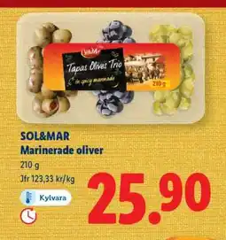 Lidl Sol & Mar Marinerade oliver erbjuda