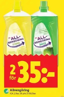 ICA Kvantum ICA Allrengöring erbjuda