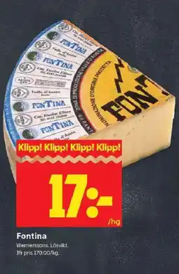 ICA Kvantum WERNERSSONS Fontina erbjuda