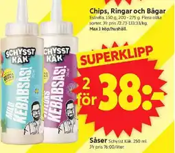 ICA Supermarket SCHYSST KÄK Såser erbjuda