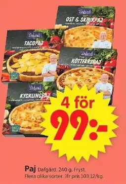 ICA Supermarket DAFGÅRD Paj erbjuda