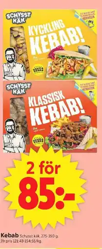ICA Supermarket SCHYSST KÄK Kebab erbjuda
