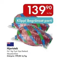 Snabbgross MOUNTAIN RIVER Hjortstek erbjuda