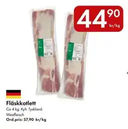 Snabbgross WESTFLEISCH Fläskkotlett erbjuda