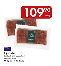 Snabbgross MOUNTAIN RIVER Hjortfärs erbjuda