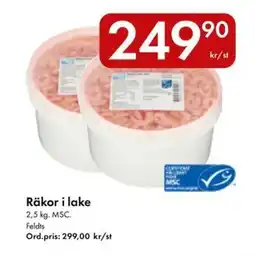 Snabbgross FELDTS Räkor i lake erbjuda