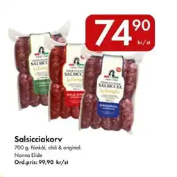 Snabbgross NONNA ELIDE Salsicciakorv erbjuda