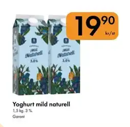 Snabbgross GARANT Yoghurt mild naturell erbjuda