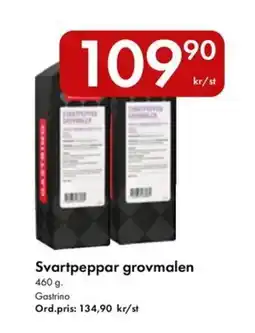 Snabbgross GASTRINO Svartpeppar grovmalen erbjuda