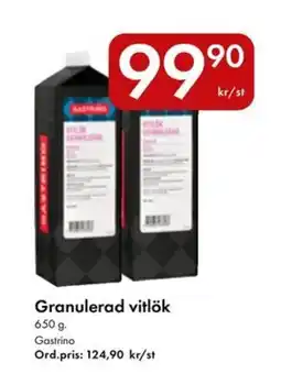 Snabbgross GASTRINO Granulerad vitlök erbjuda