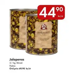 Snabbgross PEDROS Jalapenos erbjuda