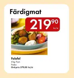Snabbgross FINDUS Falafel erbjuda