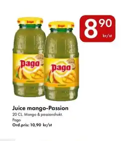 Snabbgross PAGO Juice mango-passion erbjuda