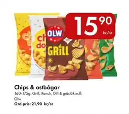 Snabbgross OLW Chips & ostbågar erbjuda