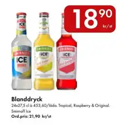 Snabbgross SMIRNOFF ICE Blanddryck erbjuda