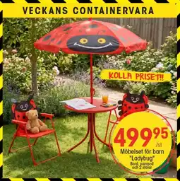 EKO Möbelset för barn "ladybug" erbjuda
