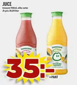 Din Mat INNOCENT Juice erbjuda