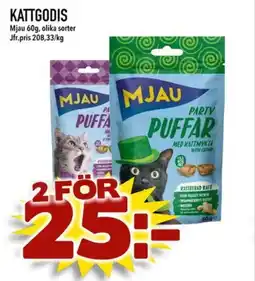 Din Mat MJAU Kattgodis erbjuda