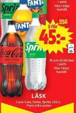 ICA Maxi Läsk erbjuda