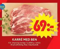 ICA Maxi Karré med ben erbjuda