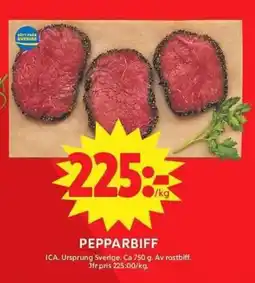 ICA Maxi Pepparbiff erbjuda