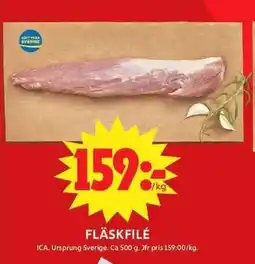 ICA Maxi Fläskfilé erbjuda