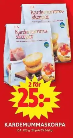 ICA Maxi ICA Kardemummaskorpa erbjuda