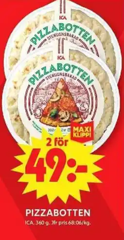 ICA Maxi ICA Pizzabotten erbjuda