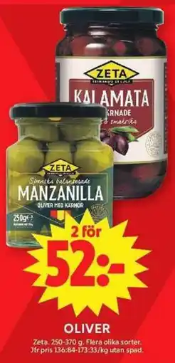 ICA Maxi ZETA Oliver erbjuda