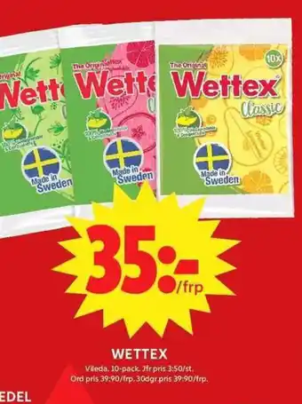 ICA Maxi VILEDA Wettex erbjuda