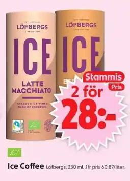 ICA Supermarket LÖFBERGS Ice coffee erbjuda