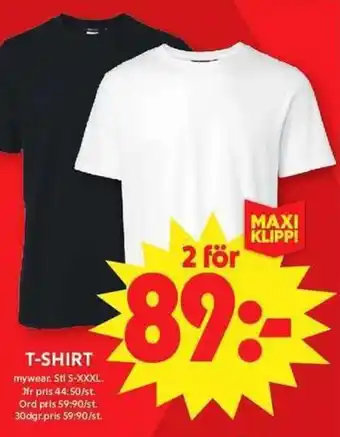 ICA Maxi T-shirt erbjuda