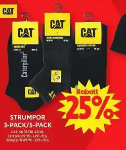 ICA Maxi CAT Strumpor 3-pack/5-pack erbjuda