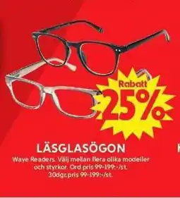 ICA Maxi Läsglasögon erbjuda