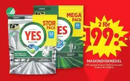 ICA Maxi YES Maskindiskmedel erbjuda