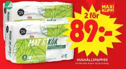 ICA Maxi ICA Hushållspapper erbjuda