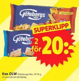 ICA Supermarket GÖTEBORGS Kex olw erbjuda