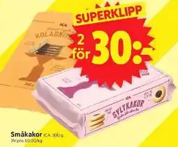 ICA Supermarket ICA Småkakor erbjuda