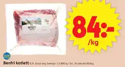 ICA Supermarket ICA Benfri kotlett erbjuda