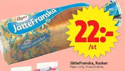 ICA Supermarket PÅGEN Jätte franska, rasker erbjuda