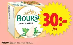 ICA Supermarket BOURSIN Färskost erbjuda
